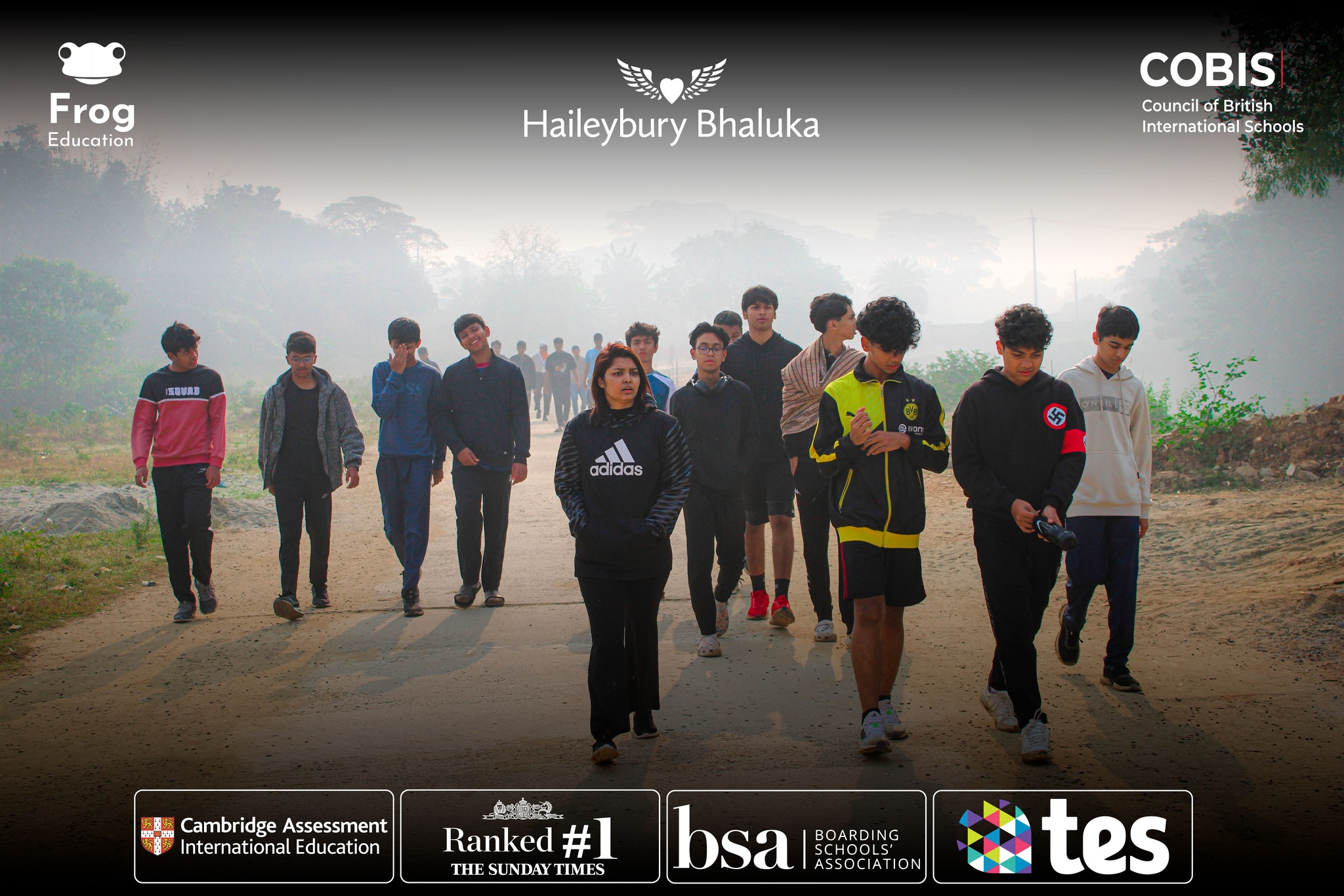 Students of Haileybury Bhaluka