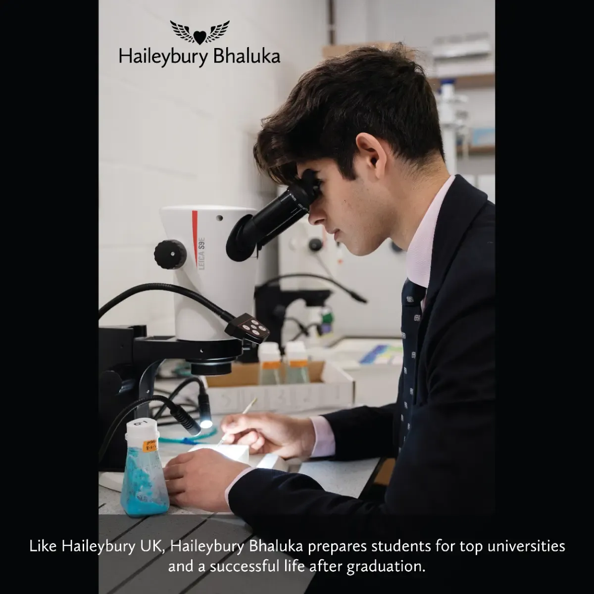 Like Haileybury UK, Haileybury Bhaluka prepares students for top universities and a successful life after graduation.