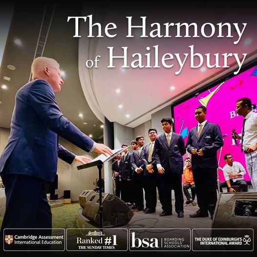 Haileybury students and teachers performing at The Harmony of Haileybury event – showcasing musical talent and community unity.